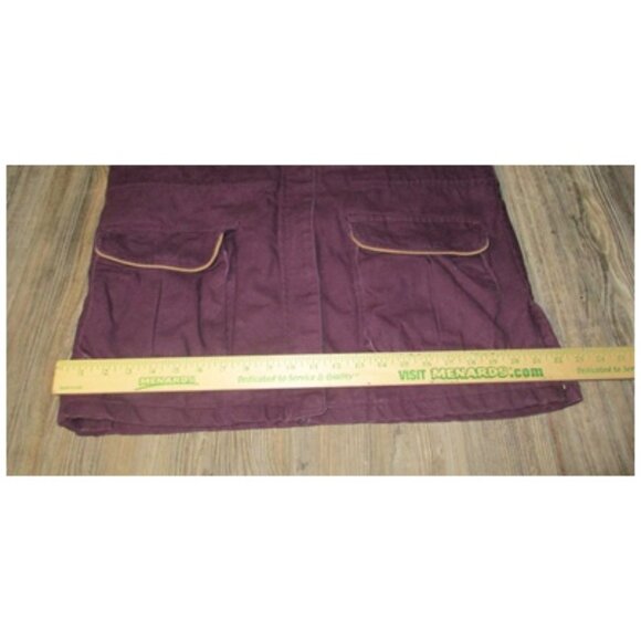 Womens Cabela’s Purple Chore Work Coat Sz Medium Barncore Farmcore Streetwear - Picture 7 of 11